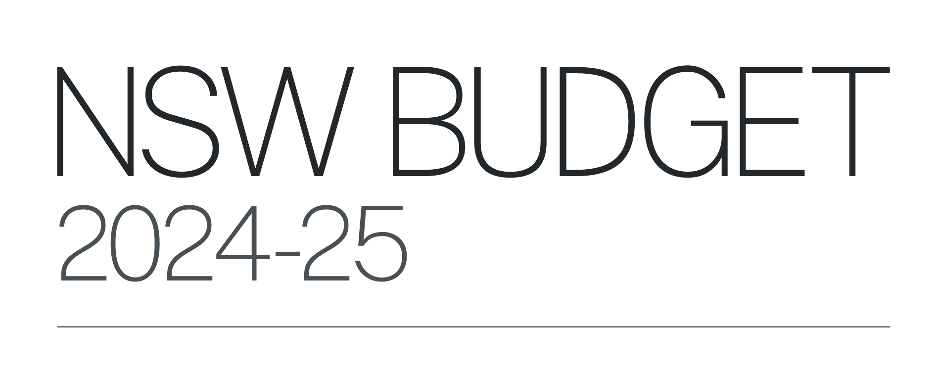 NSW Budget 2024-25 Primary Logo
